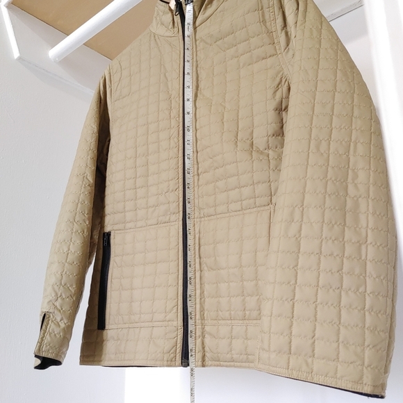 Signature by Spanner | womans reversible jacket tan quilted & black - Picture 9 of 9